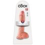 Realistyczny penis z żyłami i przyssawką 26.7 cm - 2