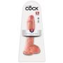 Realistyczny penis z żyłami i przyssawką 26.7 cm - 3