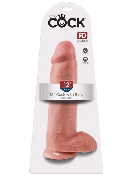 King Cock with balls 12 inch