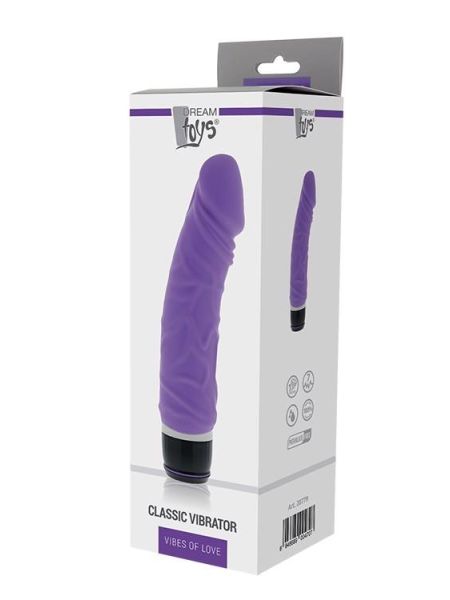 Klasyczny naturalny penis wibrator 7trybów silikon