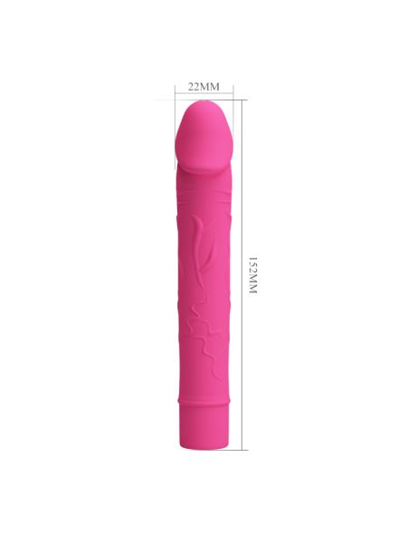 Klasyczny wibrator realistyczny penis 10 tryb 15cm - 5