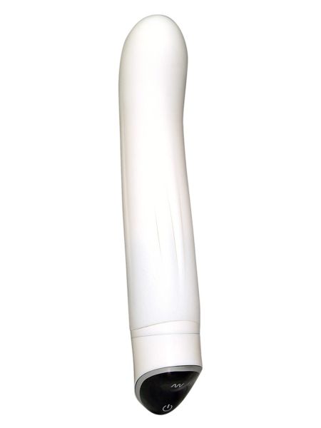 Klasyczny wibrator z wygiętą główką punkt g 22cm - 4