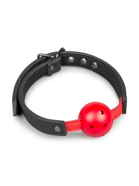 Knebel-Ball Gag With PVC Ball - Red - 2