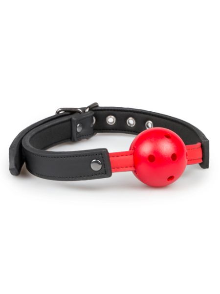 Knebel-Ball Gag With PVC Ball - Red - 8