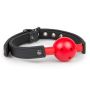 Knebel-Ball Gag With PVC Ball - Red - 9