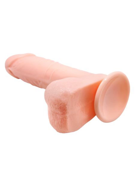 Realistyczne miękkie dildo z przyssawką 19,5 cm - 3