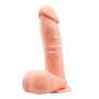 Realistyczne miękkie dildo z przyssawką 19,5 cm - 2