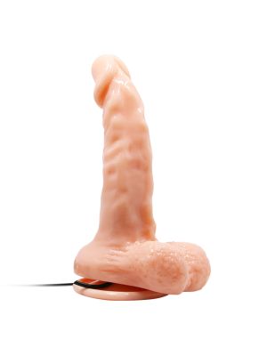 Realistyczne dildo z wibratorem i przyssawką 25 cm - image 2