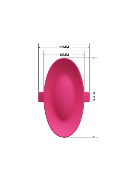 Kompaktowy masażer łechtaczki na palece 9cm 10tryb - 7