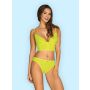 Komplet bielizny top figi - obsessive neonia s/m - 4