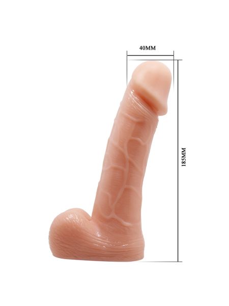 Strap On Uprząż z realistycznym żylastym penisem - 9