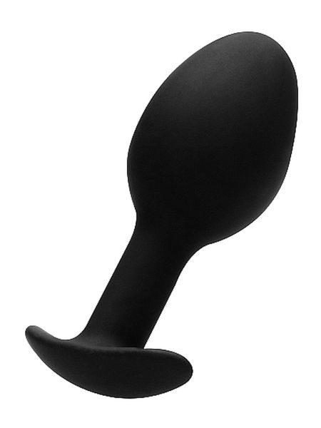 Korek analny obciążony buttplug z kulką sex 8cm - 4