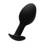 Korek analny obciążony buttplug z kulką sex 8cm - 5