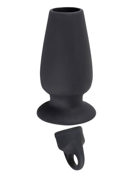 Korek analny otwarta zatyczka plug tunel sex 10cm - 3