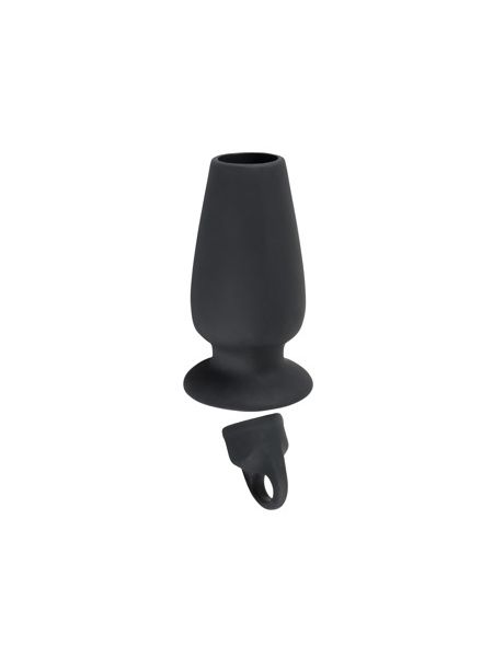 Korek analny otwarta zatyczka plug tunel sex 10cm - 4