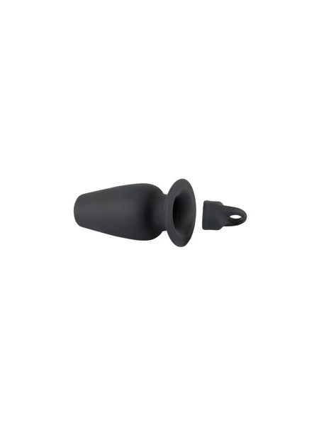 Korek analny otwarta zatyczka plug tunel sex 10cm - 8