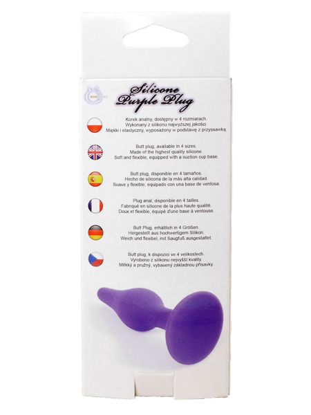 Korek analny plug silikonowy przyssawka 10cm sex - 7