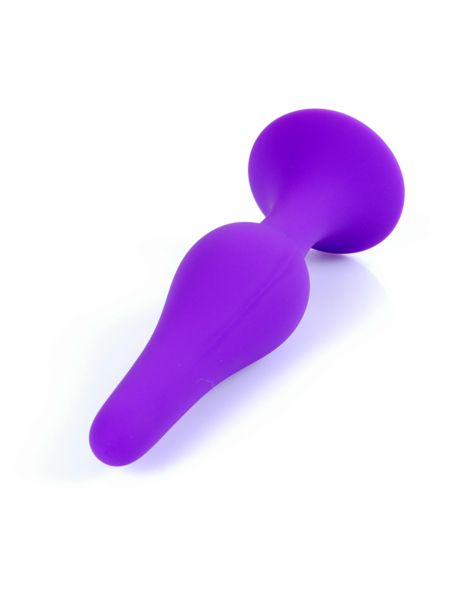 Korek analny plug silikonowy przyssawka 15cm sex - 3