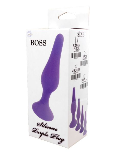 Korek analny plug silikonowy przyssawka 15cm sex - 5