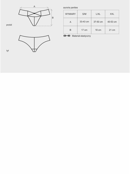 Koronkowe erotyczne figi sex bielizna auroria l/xl - 7