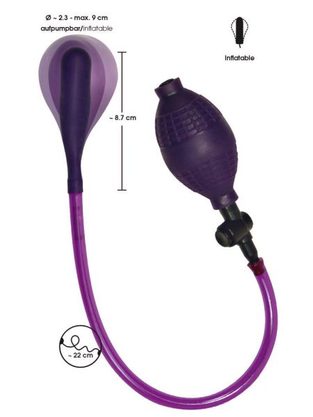 Balon analny nadmuchiwana podwiększana sex wtyczka - 8