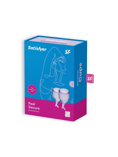 Kubeczki menstruacyjne Satisfyer Feel Secure 2 szt - 2