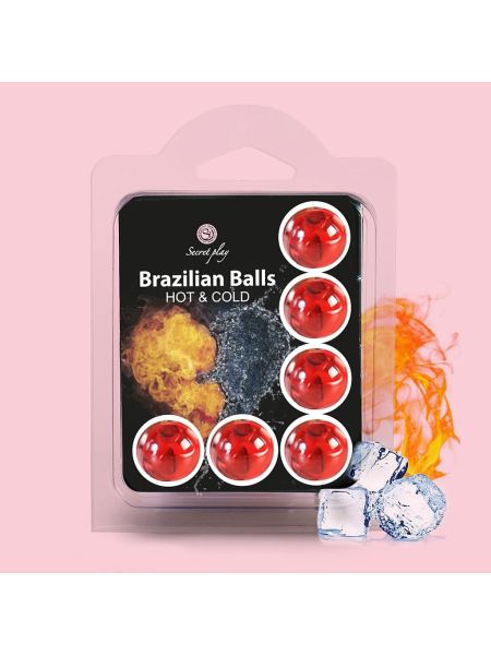 Kulki brazylijskie nawilżające lubrykant hot cold - 3