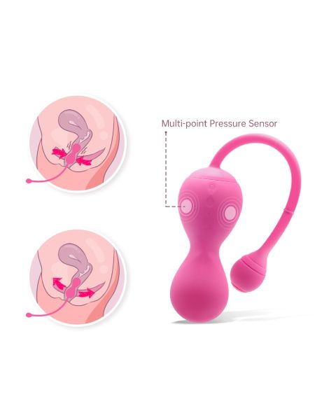 Kulki Kegla - Smart Kegel Master Balls Pink - 9