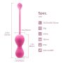 Kulki Kegla - Smart Kegel Master Balls Pink - 5