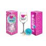 LADIES TIME - kieliszek do wina Signoria 700ml + pompon  - Najfajniejsza - 2