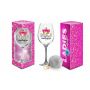 LADIES TIME - kieliszek do wina Signoria 700ml + pompon  - Najmądrzejsza - 3