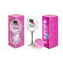 LADIES TIME - kieliszek do wina Signoria 700ml + pompon  - Najpiękniejsza - 3