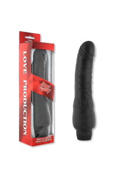Lekko elastyczny wibrator penis realistyczny 22cm - 2
