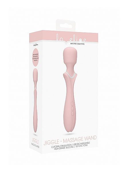 Loveline - Massage Wand - Jiggle - Pink - 2