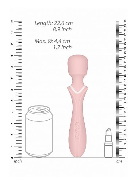 Loveline - Massage Wand - Jiggle - Pink - 3