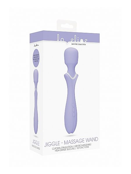Loveline - Massage Wand - Jiggle - Purple - 2