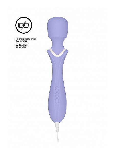 Loveline - Massage Wand - Jiggle - Purple - 8