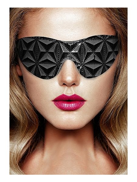 Maska erotyczna na oczy Ouch! Luxury Eye Mask Black